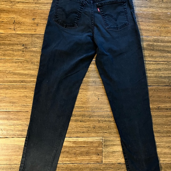 Levi’s 512 Tapered Slim High Rise Black Denim 6M - Picture 5 of 8
